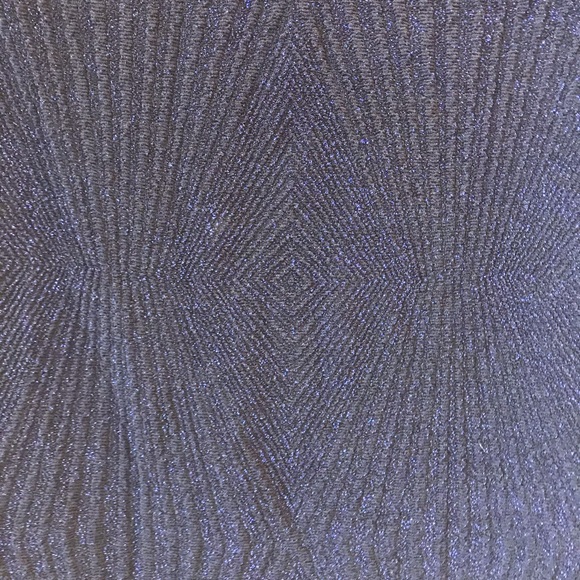 Silvergate Metallic Blue Sparkle Pencil Skirt Womens Size 4 - Picture 5 of 6